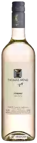 Wijnmakerij Thomas Mend - Rivaner Trocken