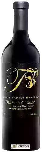 Wijnmakerij Tonti Family Wines - Reserve Old Vine Zinfandel