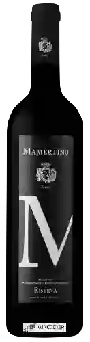 Wijnmakerij Vasari - Mamertino Rosso Riserva