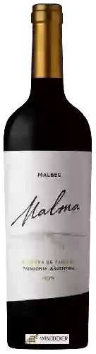 Wijnmakerij Malma - NQN - Malbec Reserva de Familia