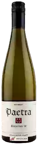 Wijnmakerij Weinbau Paetra - K Riesling