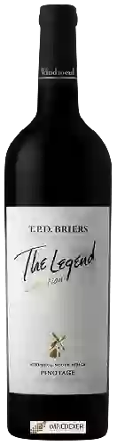 Wijnmakerij Windmeul Kelder Cellar - The Legend Collection Pinotage