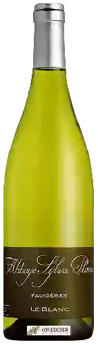 Domaine Abbaye Sylva Plana - Le Blanc Faugères