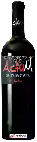 Domaine Actum - Sinister Dark Red Blend