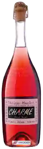 Domaine Delea - Charme Merlot Spumante Brut Rosé