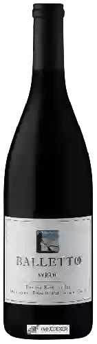 Domaine Balletto Vineyards - Syrah