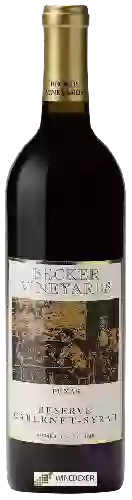 Domaine Becker Vineyards - Reserve Cabernet - Syrah