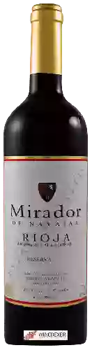 Domaine Navajas - Mirador de Navajas Reserva Rioja