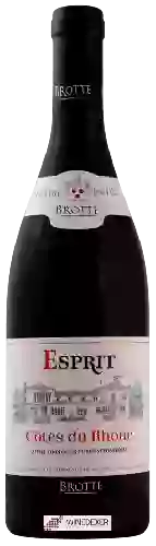 Domaine Brotte - Cotes du Rhône Esprit Barville Rouge