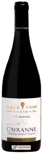 Domaine Camille Cayran - La Réserve Cairanne Rouge