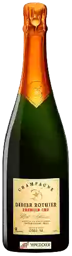 Domaine Didier Rothier - Brut Millésimé Champagne Premier Cru