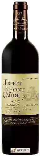 Domaine Alain Chabanon - L'Esprit de Font Caude Montpeyroux