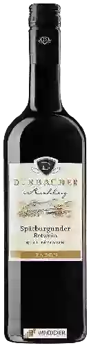 Domaine Durbacher - Sp&aumltburgunder