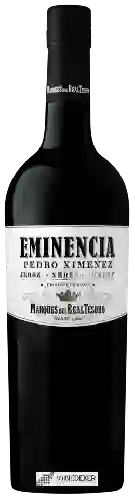 Domaine Marqués del Real Tesoro - Eminencia Pedro Ximenez