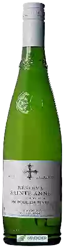 Domaine Fortant - Réserve Sainte-Anne Picpoul de Pinet