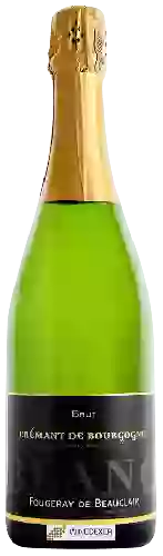 Domaine Fougeray de Beauclair - Crémant de Bourgogne Brut