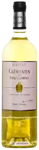 Château Pape Clément - Clémentin de Pape Clément Pessac-Léognan Blanc