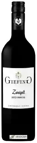 Domaine Giefing - Zweigelt Ried Umriss