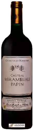 Domaine Landeau - Château Mirambeau Papin Bordeaux Supérieur