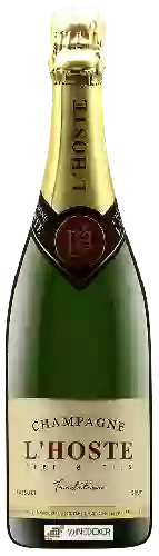 Domaine L'Hoste Père & Fils - Tradition Brut Champagne