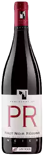 Domaine Manfred Meier - PR Pinot Noir Réserve