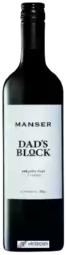 Domaine Manser - Dads Block Shiraz