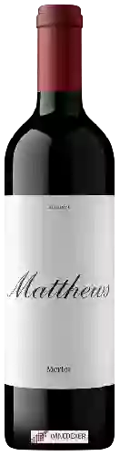 Domaine Matthews - Reserve Merlot