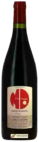 Domaine Matthieu Dumarcher - Côtes du Rhône Rouge