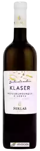 Domaine Niklas - Salamander Klaser Weissburgunder Riserva