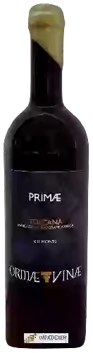 Domaine ORMAEVINAE (ORMÆVINÆ) Pontassieve - PRIMAE (PRIMAE)