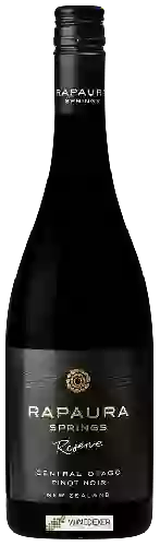 Domaine Rapaura Springs - Reserve Central Otago Pinot Noir