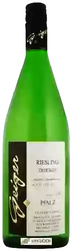 Domaine Richard Geiger und Rainer Geiger - Riesling Trocken