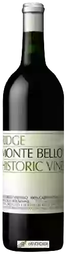 Domaine Ridge Vineyards - Monte Bello Historic Vines