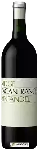 Domaine Ridge Vineyards - Pagani Ranch Zinfandel
