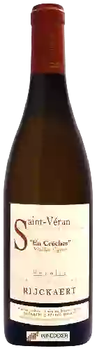 Domaine Rijckaert - Vieilles Vignes Saint-Véran 'En Crèches'