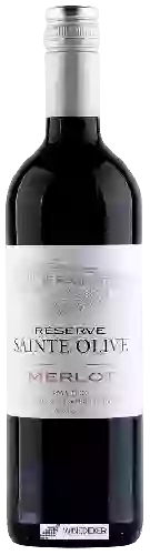 Domaine Réserve Sainte Olive - Merlot