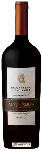 Domaine Santa Alicia - Merlot Gran Reserva de Los Andes