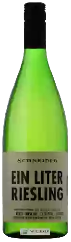 Domaine Schneider - Ein Liter Riesling