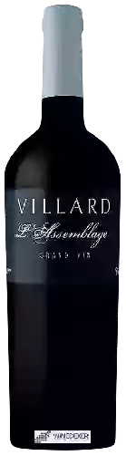 Domaine Villard - L'Assemblage