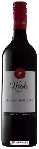 Domaine Wicks Estate - Cabernet Sauvignon