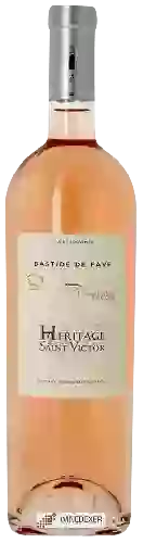 Bodega Bastide de Fave - Héritage de Saint Victor Rosé