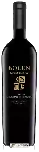 Bodega Bolen Family Estates - Long Barrel Reserve Merlot