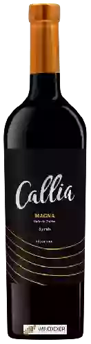 Bodega Callia - Magna Syrah