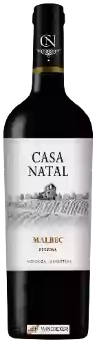 Bodega Casa Natal - Reserva Malbec