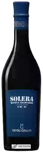 Bodega Henri Giraud - Solera Ratafia Champenois S90-13