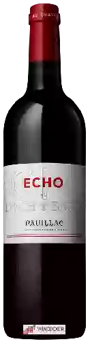 Château Lynch-Bages - Echo de Lynch-Bages Pauillac