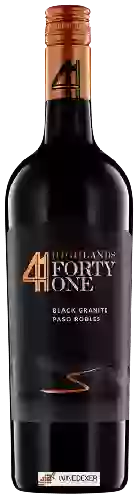 Bodega Highlands 41 - Black Granite Red Blend (Darkness)