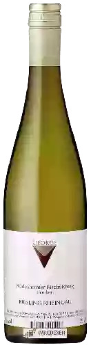 Bodega George - Rüdesheimer Bischofsberg Riesling Trocken