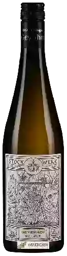 Bodega Geyerhof - Stock Werk Grüner Veltliner