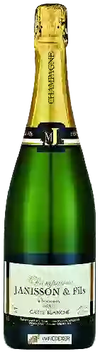 Bodega Janisson & Fils - Carte Blanche Brut Champagne Grand Cru 'Verzenay'